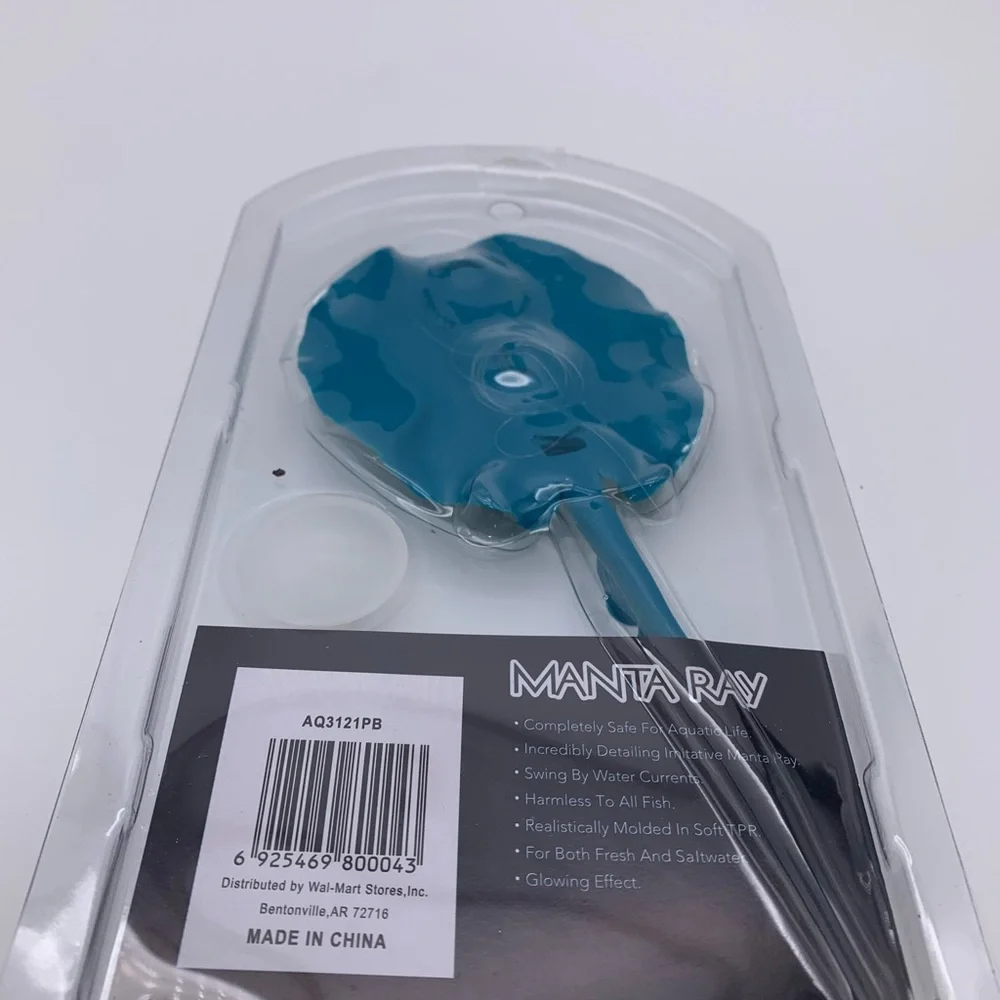 “Manta Ray” Glowing Underwater Decorative Stingray NEW SEALED!